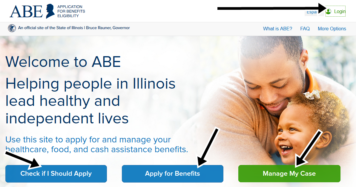 Illinois Application for Benefits Eligibility Login