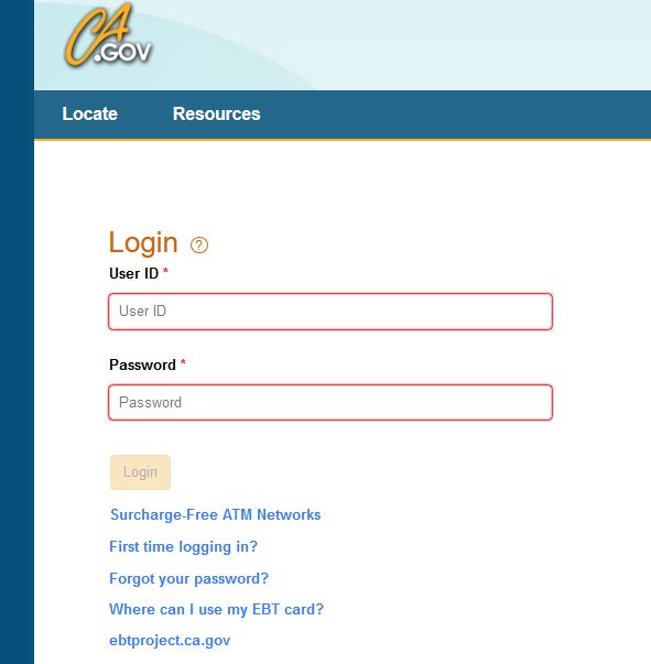 California EBT Card Balance