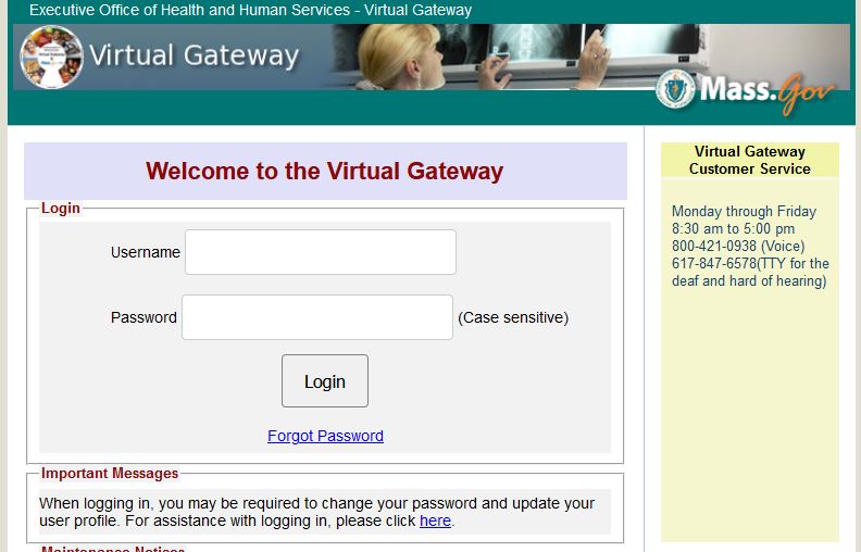 Virtual Gateway Login